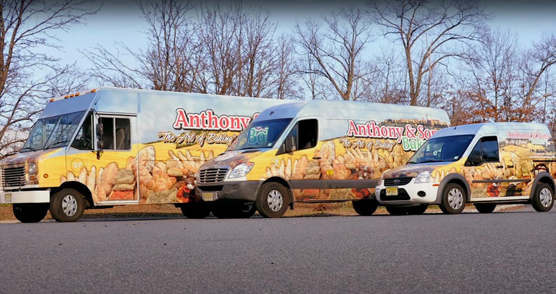 Anthony & Sons Bakery New Jersey Deliveries